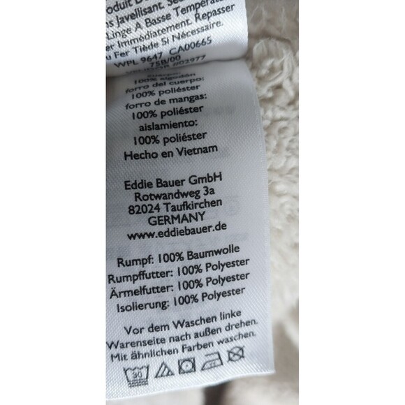 Eddie Bauer Mens Classic Fit Sherpa Lined Flannel Jacket 2XL - Picture 7 of 9